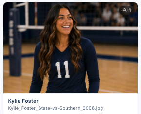 Name + filename thumbnail