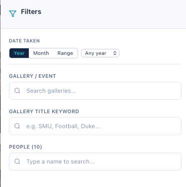 Search and filters
