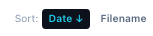 Sort by date or filename